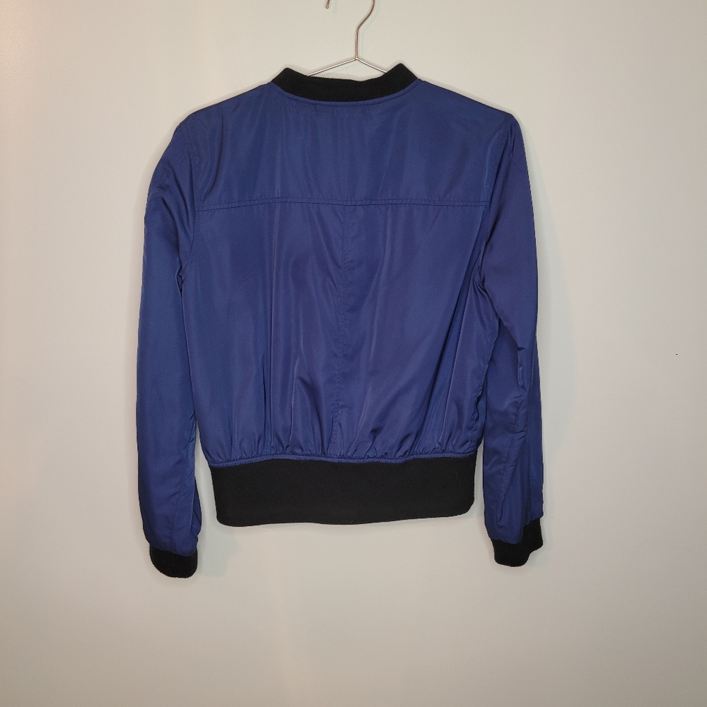 Hei Hei for Anthropologie| “Juneworthy” Navy Blue Bomber jacket - Picture 3 of 6